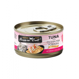 Fussie Cat - 極品肉汁系列主食罐 - 吞拿魚 + 三文魚 - 70g x 1箱 (24罐)
